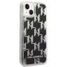 Karl Lagerfeld KLHCP14MLMNMK iPhone 14 Plus / 15 Plus 6,7" hardcase czarny/black Liquid Glitter Monogram na NearMe.pl
