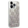 Karl Lagerfeld KLHCP14LLMNMS iPhone 14 Pro 6,1" hardcase srebrny/silver Liquid Glitter Monogram na NearMe.pl