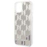 Karl Lagerfeld KLHCP14MLMNMS iPhone 14 Plus / 15 Plus 6,7" hardcase srebrny/silver Liquid Glitter Monogram na NearMe.pl