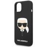Karl Lagerfeld KLHCP14SSLKHBK iPhone 14 / 15 / 13 6,1" hardcase czarny/black Silicone Karl`s Head na NearMe.pl