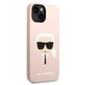 Karl Lagerfeld KLHCP14SSLKHLP iPhone 14 / 15 / 13 6,1" hardcase różowy/pink Silicone Karl`s Head na NearMe.pl