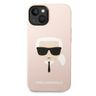 Karl Lagerfeld KLHCP14SSLKHLP iPhone 14 / 15 / 13 6,1" hardcase różowy/pink Silicone Karl`s Head na NearMe.pl
