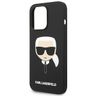 Karl Lagerfeld KLHCP14XSLKHBK iPhone 14 Pro Max 6,7" hardcase czarny/black Silicone Karl`s Head na NearMe.pl