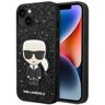 Karl Lagerfeld KLHCP14SGFKPK iPhone 14/ 15 / 13 6,1" hardcase czarny/black Glitter Flakes Ikonik na NearMe.pl