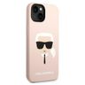 Karl Lagerfeld KLHCP14MSLKHLP iPhone 14 Plus / 15 Plus 6,7" hardcase różowy/pink Silicone Karl`s Head na NearMe.pl