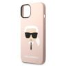Karl Lagerfeld KLHCP14MSLKHLP iPhone 14 Plus / 15 Plus 6,7" hardcase różowy/pink Silicone Karl`s Head na NearMe.pl