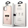 Karl Lagerfeld KLHCP14MSLKHLP iPhone 14 Plus / 15 Plus 6,7" hardcase różowy/pink Silicone Karl`s Head na NearMe.pl