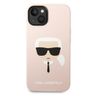 Karl Lagerfeld KLHCP14MSLKHLP iPhone 14 Plus / 15 Plus 6,7" hardcase różowy/pink Silicone Karl`s Head na NearMe.pl
