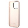 Karl Lagerfeld KLHCP14XSLKHLP iPhone 14 Pro Max 6,7" hardcase różowy/pink Silicone Karl`s Head na NearMe.pl