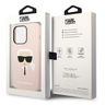 Karl Lagerfeld KLHCP14XSLKHLP iPhone 14 Pro Max 6,7" hardcase różowy/pink Silicone Karl`s Head na NearMe.pl