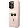 Karl Lagerfeld KLHCP14XSLKHLP iPhone 14 Pro Max 6,7" hardcase różowy/pink Silicone Karl`s Head na NearMe.pl