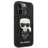 Karl Lagerfeld KLHCP14XGFKPK iPhone 14Pro Max 6,7" hardcase czarny/black Glitter Flakes Ikonik na NearMe.pl