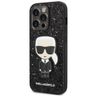 Karl Lagerfeld KLHCP14XGFKPK iPhone 14Pro Max 6,7" hardcase czarny/black Glitter Flakes Ikonik na NearMe.pl