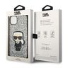 Karl Lagerfeld KLHCP14SGFKPG iPhone 14 / 15 / 13 6,1" hardcase srebrny/silver Glitter Flakes Ikonik na NearMe.pl