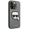 Karl Lagerfeld KLHCP14LSAPKHG iPhone 14 Pro 6,1" srebrny/silver hardcase Saffiano Karl`s Head Patch na NearMe.pl