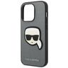 Karl Lagerfeld KLHCP14LSAPKHG iPhone 14 Pro 6,1" srebrny/silver hardcase Saffiano Karl`s Head Patch na NearMe.pl