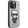 Karl Lagerfeld KLHCP14XGFKPG iPhone 14 Pro Max 6,7" hardcase srebrny/silver Glitter Flakes Ikonik na NearMe.pl