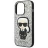 Karl Lagerfeld KLHCP14XGFKPG iPhone 14 Pro Max 6,7" hardcase srebrny/silver Glitter Flakes Ikonik na NearMe.pl