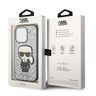 Karl Lagerfeld KLHCP14XGFKPG iPhone 14 Pro Max 6,7" hardcase srebrny/silver Glitter Flakes Ikonik na NearMe.pl