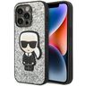 Karl Lagerfeld KLHCP14XGFKPG iPhone 14 Pro Max 6,7" hardcase srebrny/silver Glitter Flakes Ikonik na NearMe.pl