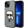 Karl Lagerfeld KLHCP14SSAPKHG iPhone 14 / 15 / 13 6,1" srebrny/silver hardcase Saffiano Karl`s Head Patch na NearMe.pl