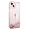 Karl Lagerfeld KLHCP14SLBKLCP iPhone 14 / 15 / 13 6,1" różowy/pink hardcase Liquid Glitter Big KL na NearMe.pl