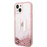 Karl Lagerfeld KLHCP14SLBKLCP iPhone 14 / 15 / 13 6,1" różowy/pink hardcase Liquid Glitter Big KL na NearMe.pl