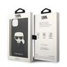 Karl Lagerfeld KLHCP14MSAPKHK iPhone 14 Plus / 15 Plus 6,7" czarny/black hardcase Saffiano Karl`s Head Patch na NearMe.pl