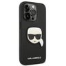 Karl Lagerfeld KLHCP14XSAPKHK iPhone 14Pro Max 6,7" czarny/black hardcase Saffiano Karl`s Head Patch na NearMe.pl