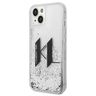 Karl Lagerfeld KLHCP14SLBKLCS iPhone 14 / 15 / 13 6,1" srebrny/silver hardcase Liquid Glitter Big KL na NearMe.pl