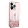 Karl Lagerfeld KLHCP14LLBKLCP iPhone 14 Pro 6,1" różowy/pink hardcase Liquid Glitter Big KL na NearMe.pl