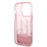 Karl Lagerfeld KLHCP14XLBKLCP iPhone 14 Pro Max 6,7" różowy/pink hardcase Liquid Glitter Big KL na NearMe.pl