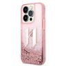Karl Lagerfeld KLHCP14XLBKLCP iPhone 14 Pro Max 6,7" różowy/pink hardcase Liquid Glitter Big KL na NearMe.pl