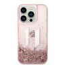Karl Lagerfeld KLHCP14XLBKLCP iPhone 14 Pro Max 6,7" różowy/pink hardcase Liquid Glitter Big KL na NearMe.pl