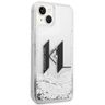 Karl Lagerfeld KLHCP14MLBKLCS iPhone 14Plus / 15 Plus 6,7" srebrny/silver hardcase Liquid Glitter Big KL na NearMe.pl