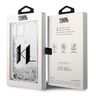 Karl Lagerfeld KLHCP14MLBKLCS iPhone 14Plus / 15 Plus 6,7" srebrny/silver hardcase Liquid Glitter Big KL na NearMe.pl