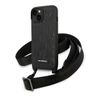 Karl Lagerfeld KLHCP14SSTMMK iPhone 14 / 15 / 13 6,1" hardcase czarny/black Monogram Plaque Logo Strap na NearMe.pl