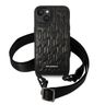 Karl Lagerfeld KLHCP14SSTMMK iPhone 14 / 15 / 13 6,1" hardcase czarny/black Monogram Plaque Logo Strap na NearMe.pl