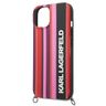 Karl Lagerfeld KLHCP14SSTSTP iPhone 14 / 15 / 13 6,1" hardcase różowy/pink Color Stripes Strap na NearMe.pl