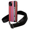 Karl Lagerfeld KLHCP14SSTSTP iPhone 14 / 15 / 13 6,1" hardcase różowy/pink Color Stripes Strap na NearMe.pl