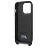Karl Lagerfeld KLHCP14LSTMMK iPhone 14 Pro 6,1" hardcase czarny/black Monogram Plaque Logo Strap na NearMe.pl