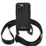 Karl Lagerfeld KLHCP14LSTMMK iPhone 14 Pro 6,1" hardcase czarny/black Monogram Plaque Logo Strap na NearMe.pl