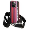 Karl Lagerfeld KLHCP14LSTSTP iPhone 14Pro 6,1" hardcase różowy/pink Color Stripes Strap na NearMe.pl