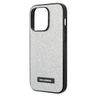 Karl Lagerfeld KLHCP14LG2ELS iPhone 14 Pro 6,1" hardcase srebrny/silver Glitter Plaque Logo na NearMe.pl