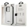 Karl Lagerfeld KLHCP14LG2ELS iPhone 14 Pro 6,1" hardcase srebrny/silver Glitter Plaque Logo na NearMe.pl