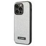 Karl Lagerfeld KLHCP14LG2ELS iPhone 14 Pro 6,1" hardcase srebrny/silver Glitter Plaque Logo na NearMe.pl