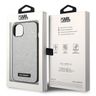 Karl Lagerfeld KLHCP14MG2ELS iPhone 14 Plus / 15 Plus 6,7" hardcase srebrny/silver Glitter Plaque Logo na NearMe.pl