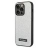 Karl Lagerfeld KLHCP14XG2ELS iPhone 14 Pro Max 6,7" hardcase srebrny/silver Glitter Plaque Logo na NearMe.pl