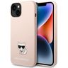 Karl Lagerfeld KLHCP14MSLCTPI iPhone 14 Plus / 15 Plus 6,7" hardcase jasnoróżowy/light pink Silicone Choupette Body na NearMe.pl