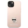 Karl Lagerfeld KLHCP14MSLCTPI iPhone 14 Plus / 15 Plus 6,7" hardcase jasnoróżowy/light pink Silicone Choupette Body na NearMe.pl